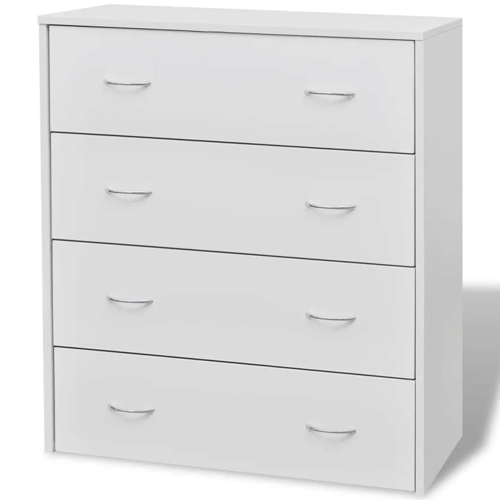 Sideboard with 4 Drawers White