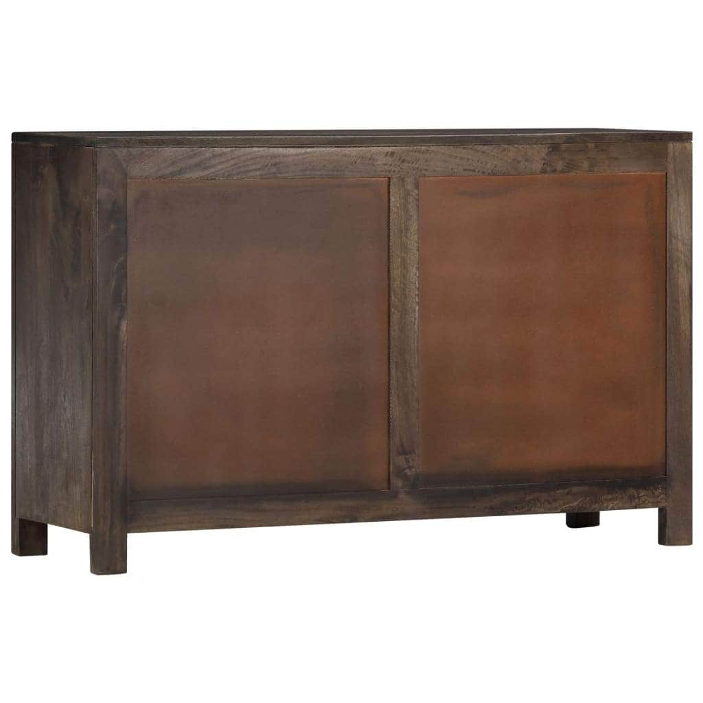 Sideboard with Carved Design Solid Mango Wood