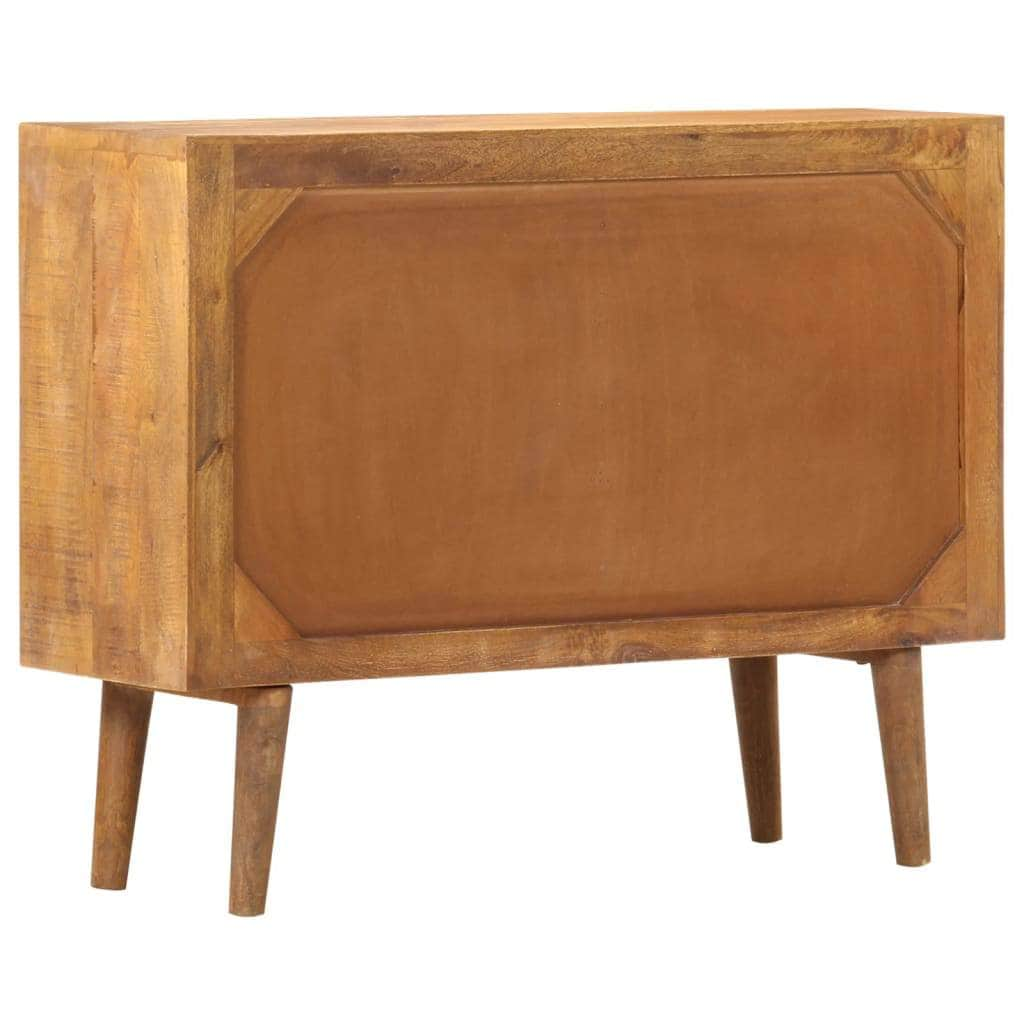 Sideboard with Printed Pattern Solid Mango Wood