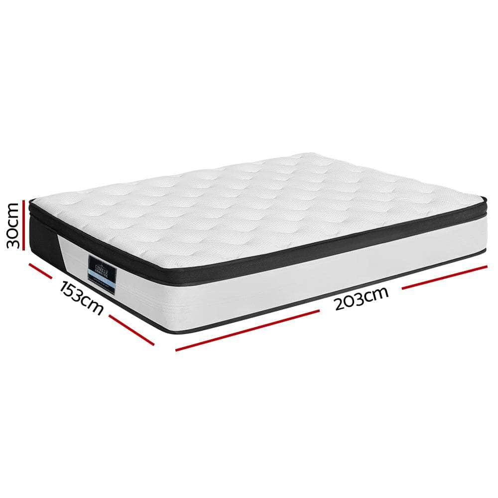 Simple Deals 30cm Mattress Euro Top Double/Queen/King