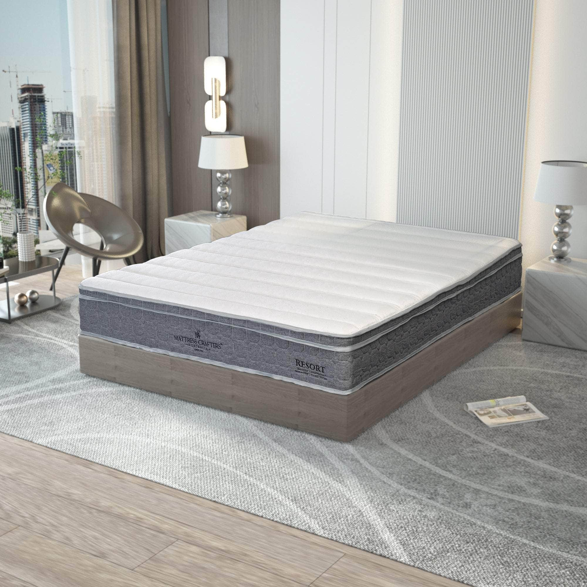 Simple Deals High-Density Foam 7 Zone Pocket Spring Mattress-S/Q/K