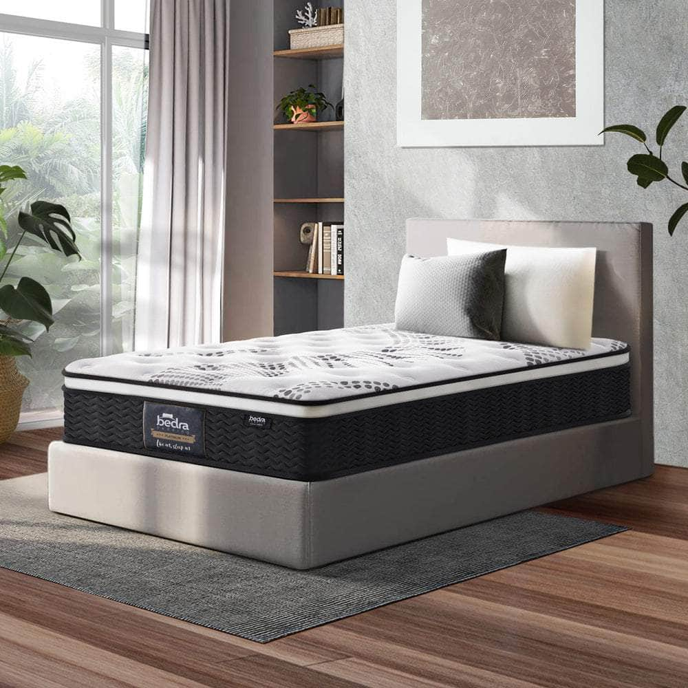 Simple Deals Mattress Cool Gel Foam Euro Top Pocket Spring 22cm