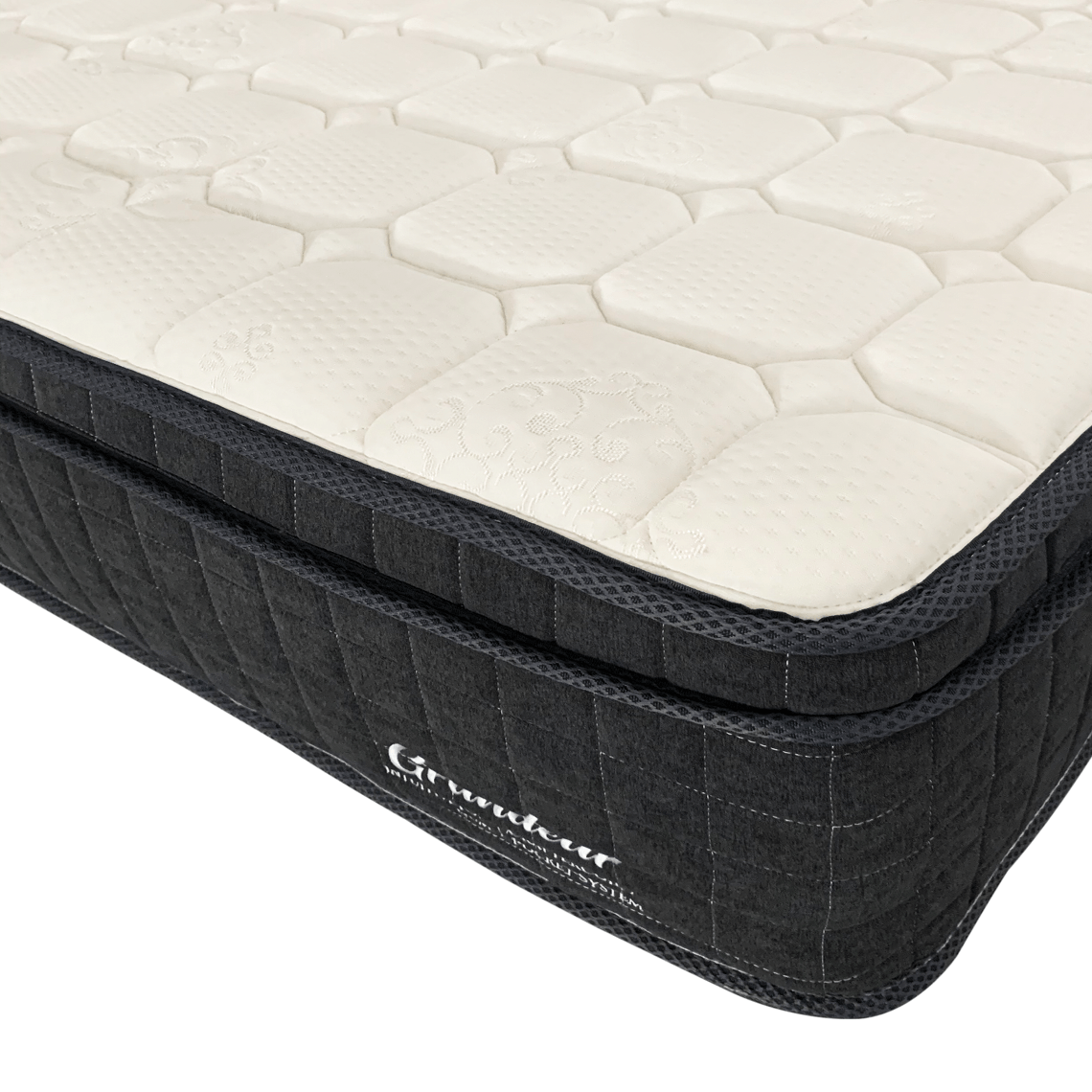 Simple Deals Natural Latex Foam 7 Zone Pocket Spring Mattress-S/D/Q/K/KS