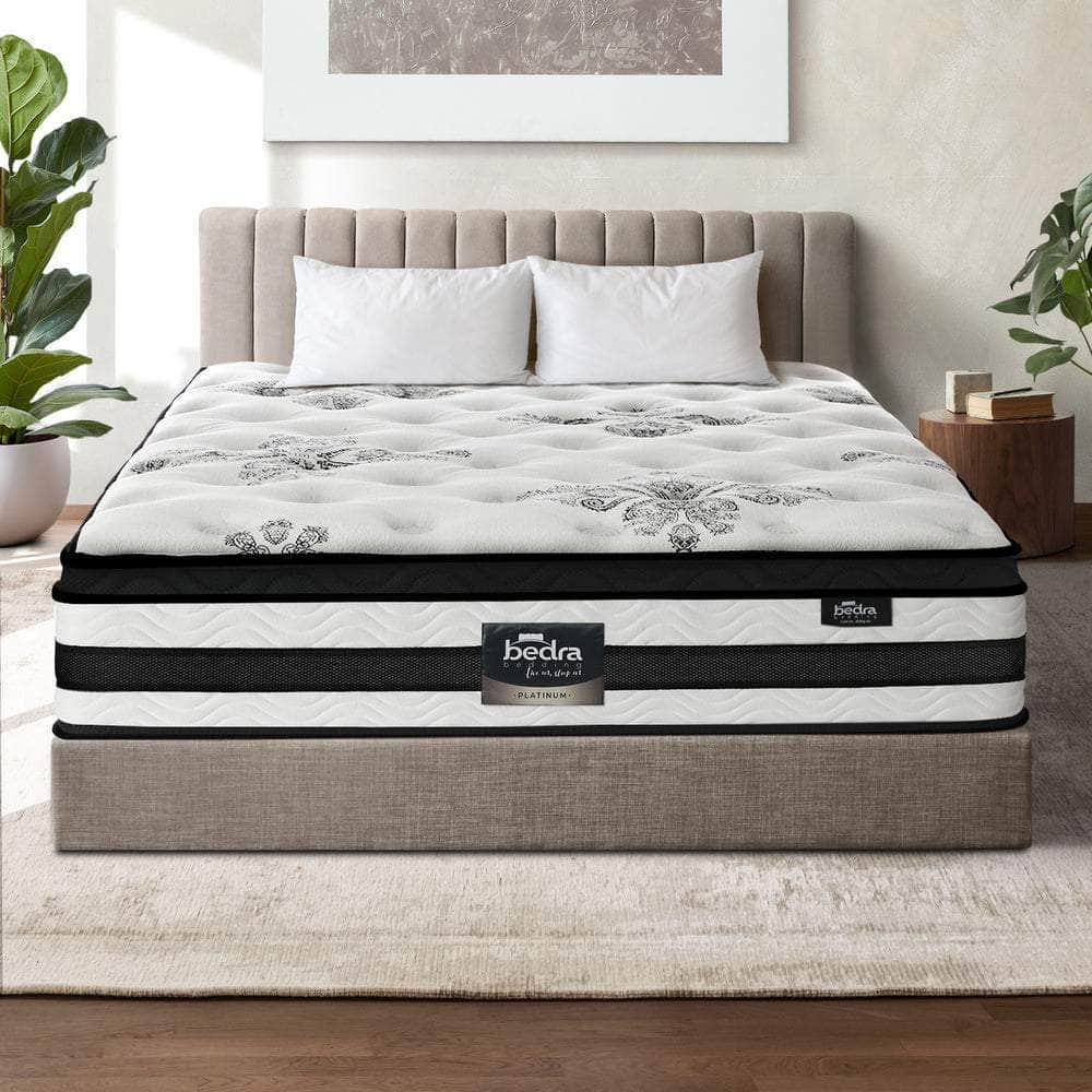 Simple Deals Presents Mattress Cool Gel Bed Medium Firm Mattress Pocket Spring 34cm Thickness