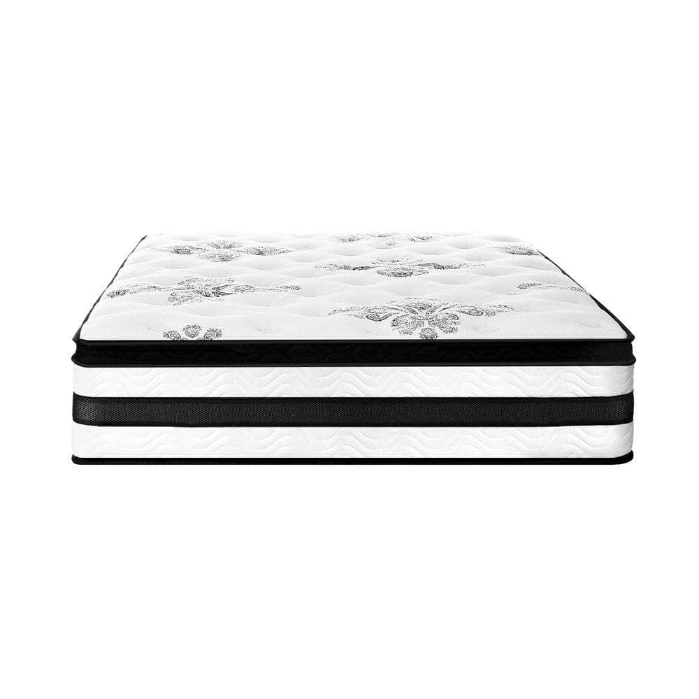 Simple Deals Presents Mattress Cool Gel Bed Medium Firm Mattress Pocket Spring 34cm Thickness