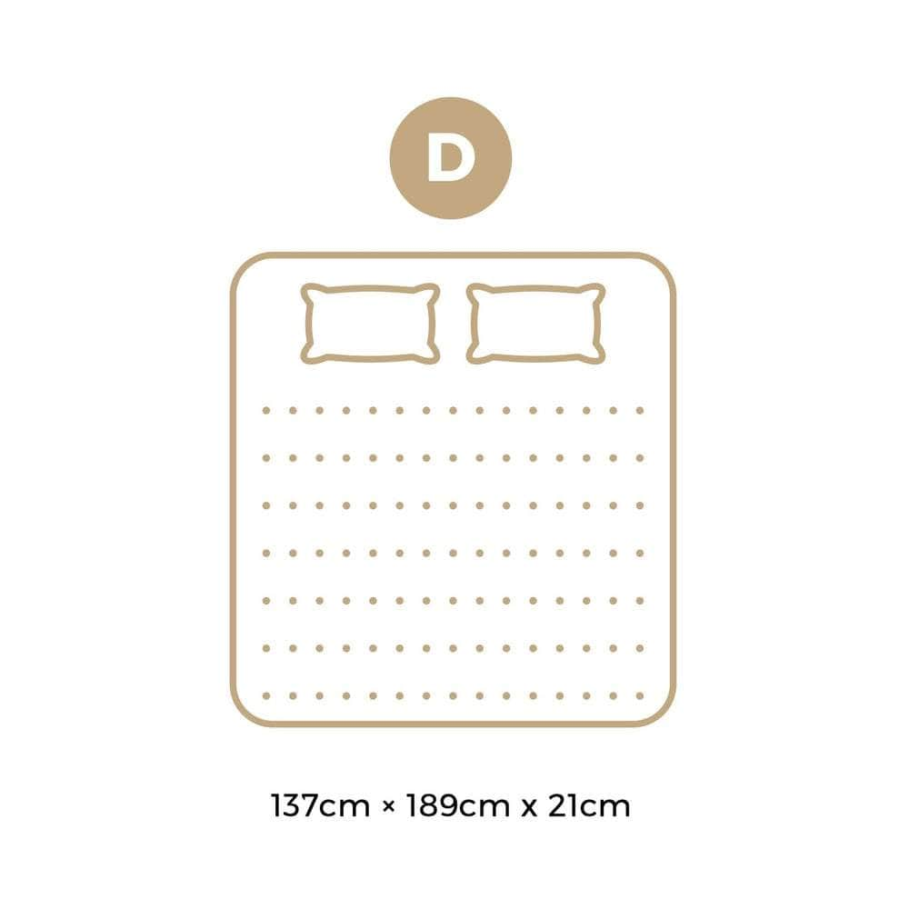 Simple Deals Upgrade to the Medium 21cm Double Mattress with Bonnell Spring Foam