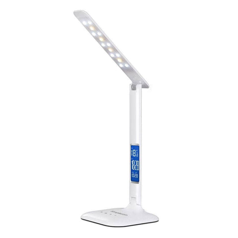 Simplecom EL808 Dimmable Touch Control Multifunction LED Desk Lamp 4W with Digital Clock