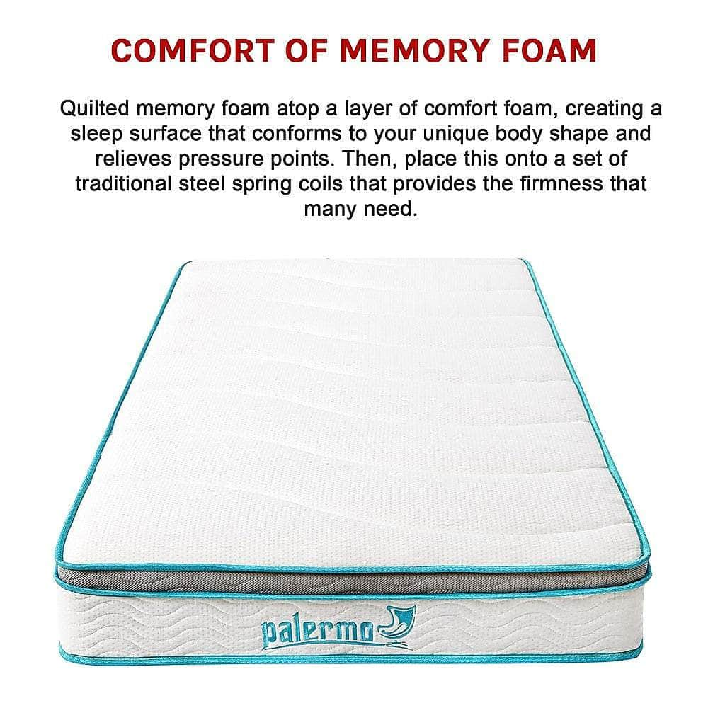 Single 20Cm Memory Foam And Innerspring Hybrid Mattress