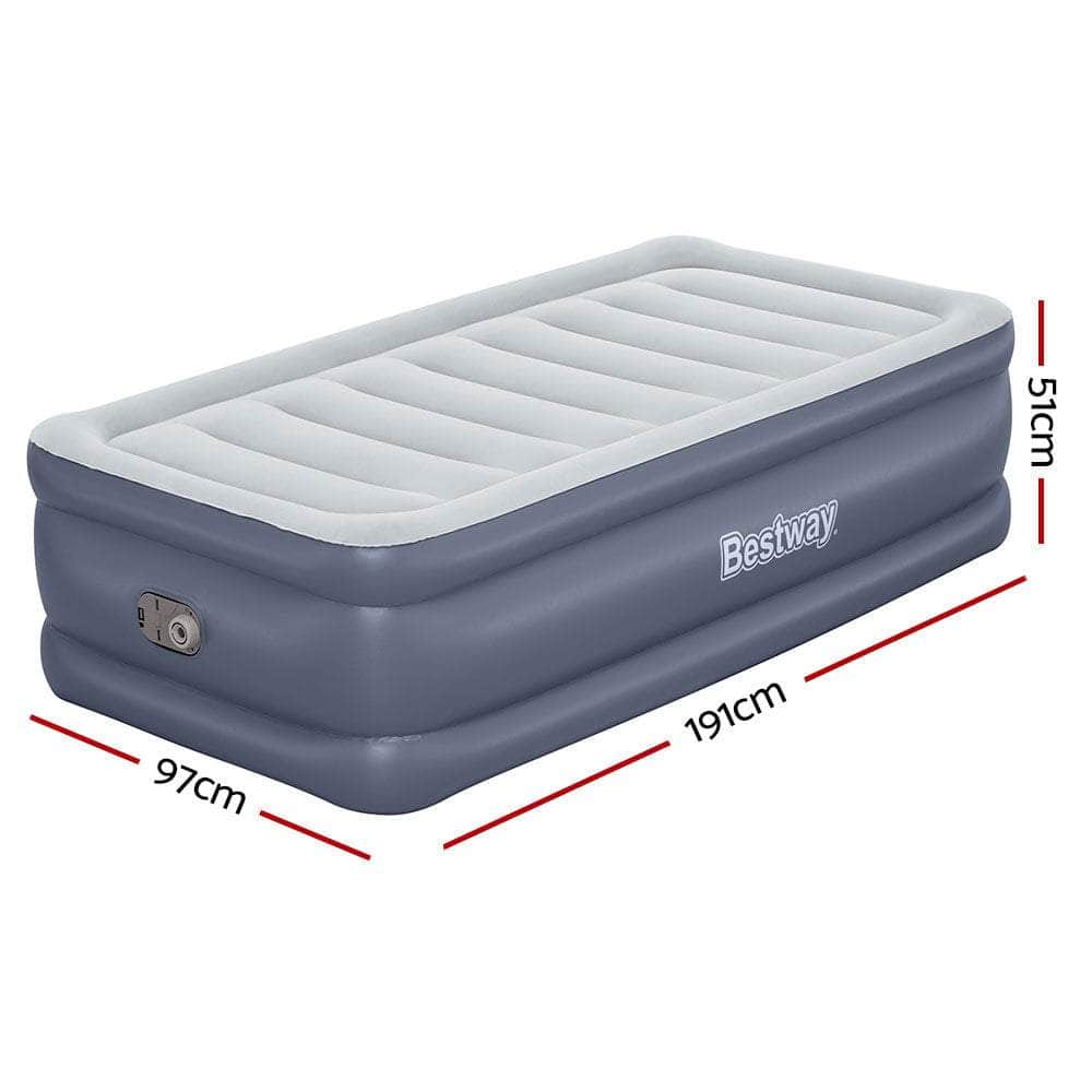 Single Size Inflatable Camping Air Bed