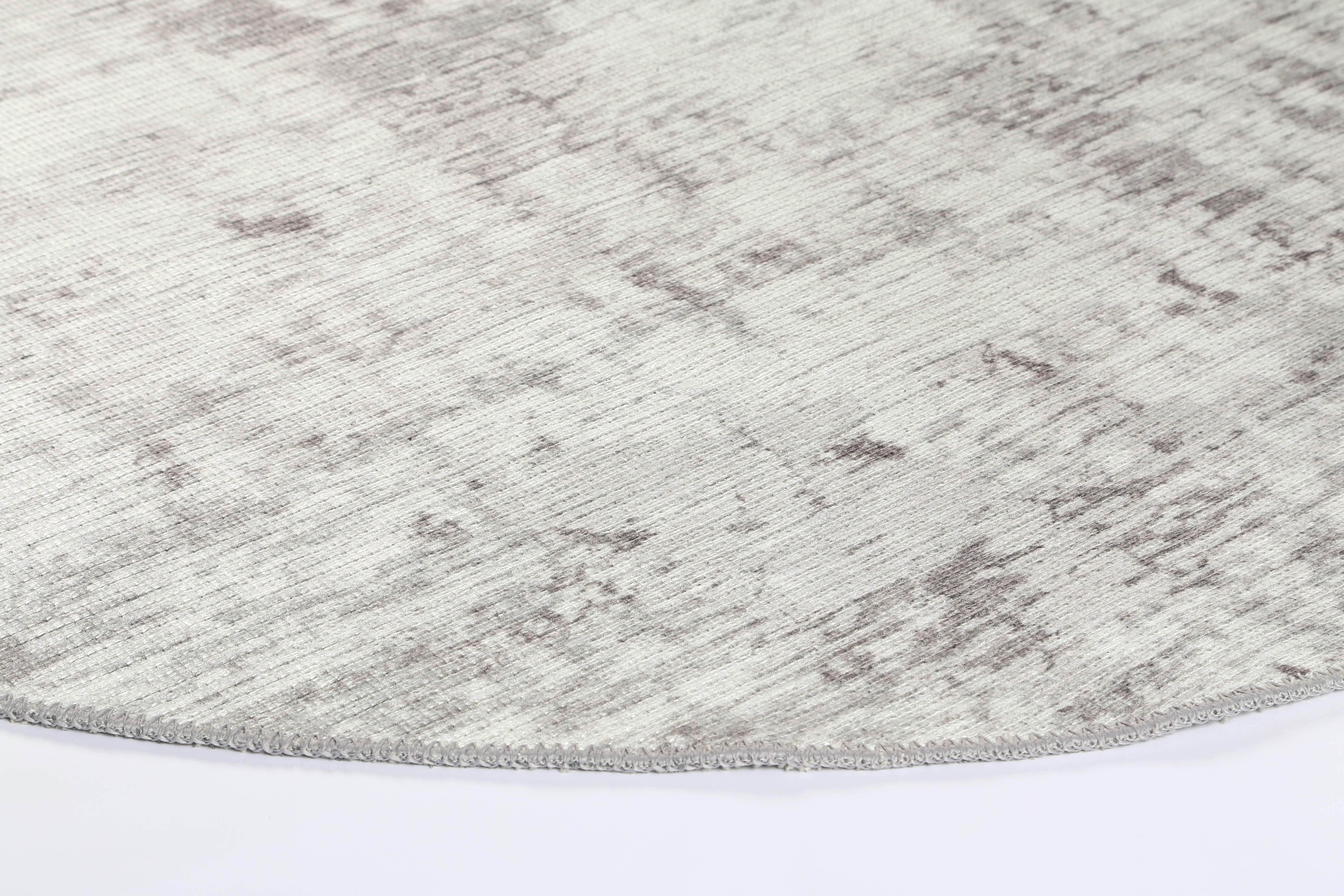 Sleek Alfred Ivory Round Rug - 160x160