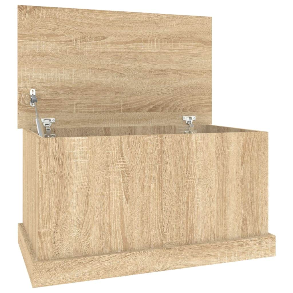 Sleek and Stylish: Engineered Wood Storage Box in White Finish