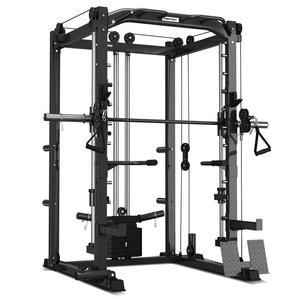 SM-20 6-in-1 Power Rack with Smith & Cable Machine