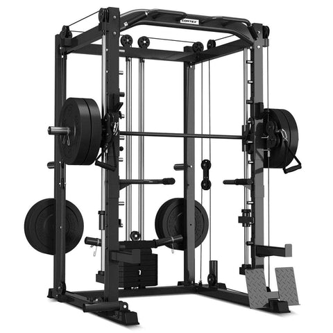 SM-20 6-in-1 Power Rack with Smith & Cable Machine