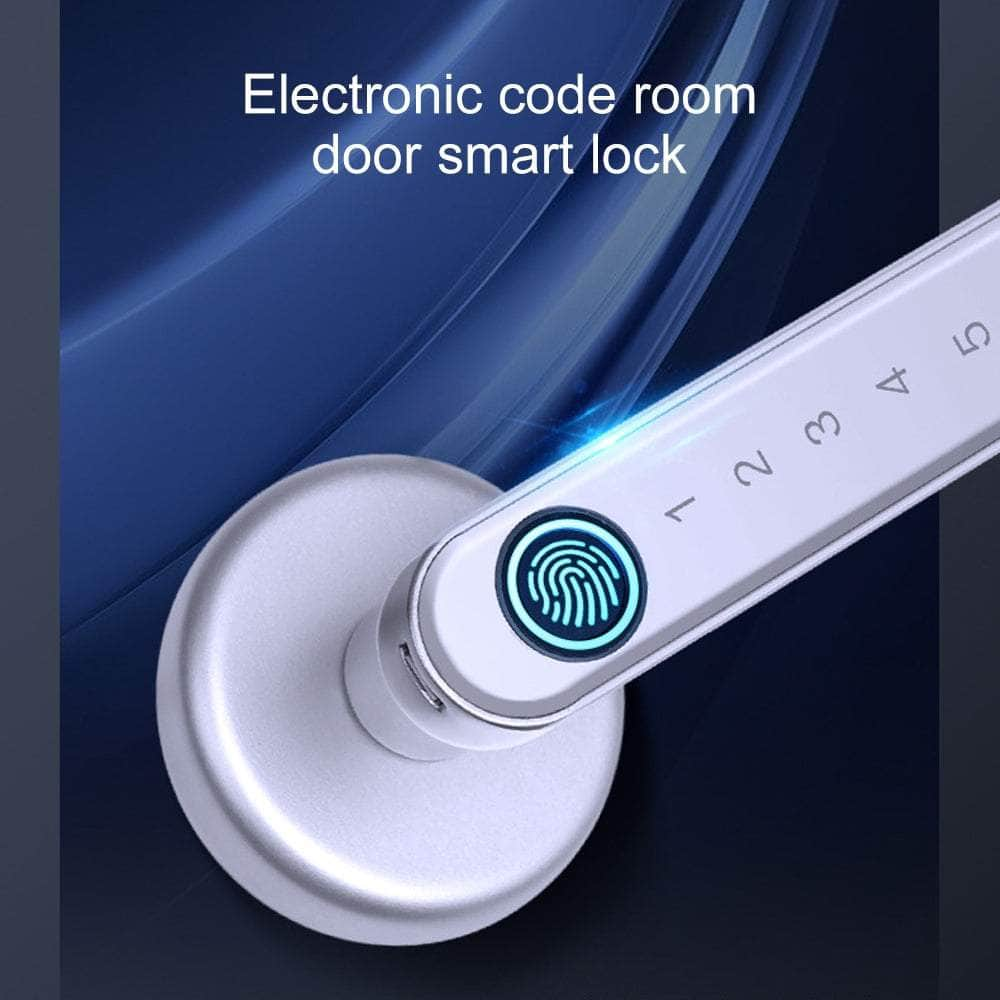 Smart Fingerprint Door Lock Electronic Handle Digital Bluetooth Key APP