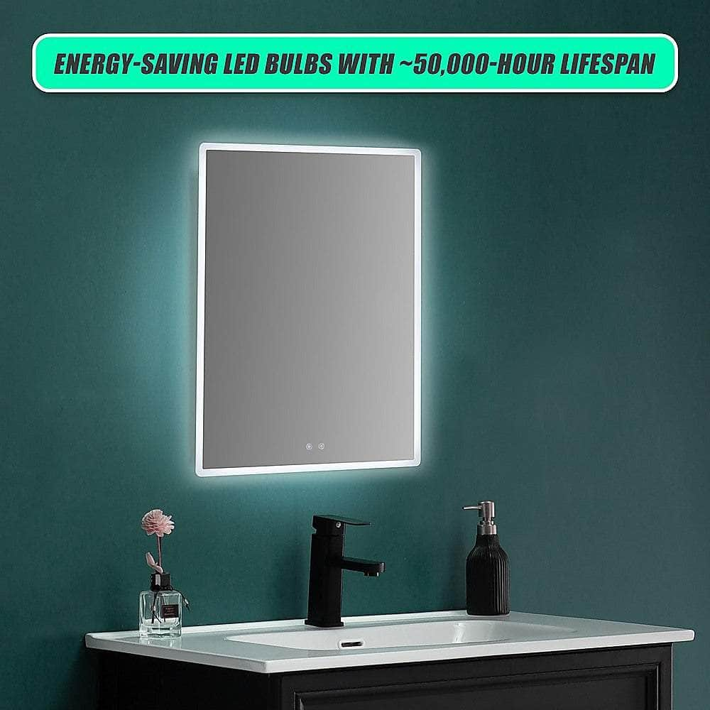 Smart Mirror Bathroom Vanity Led Lighted Wall Mirror 800X600Mm