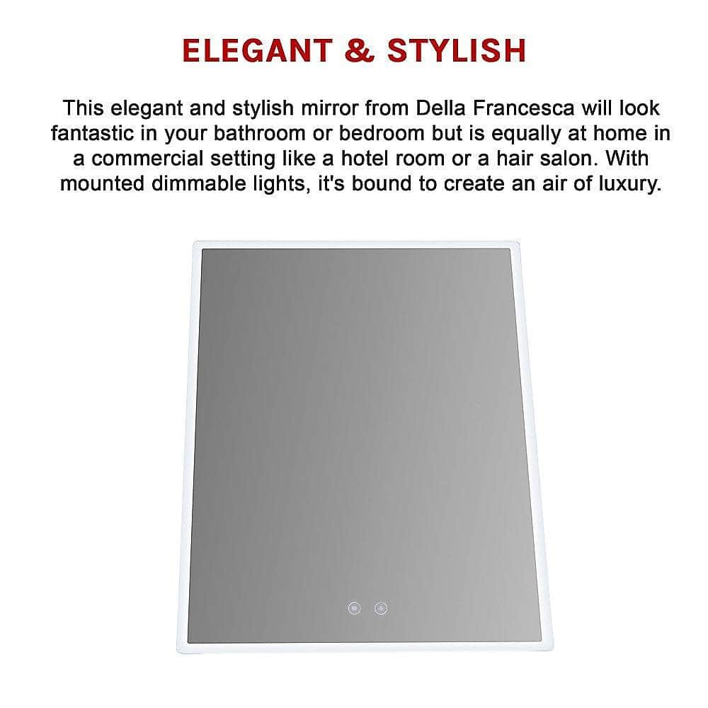 Smart Mirror Bathroom Vanity Led Lighted Wall Mirror 800X600Mm