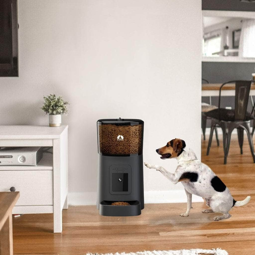 Smart Pet Feeder With Camera - Black -