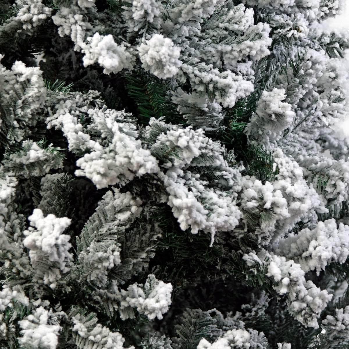 Snow-Tipped Snowflocked Artificial Christmas Tree 1.8m - 850 Tips