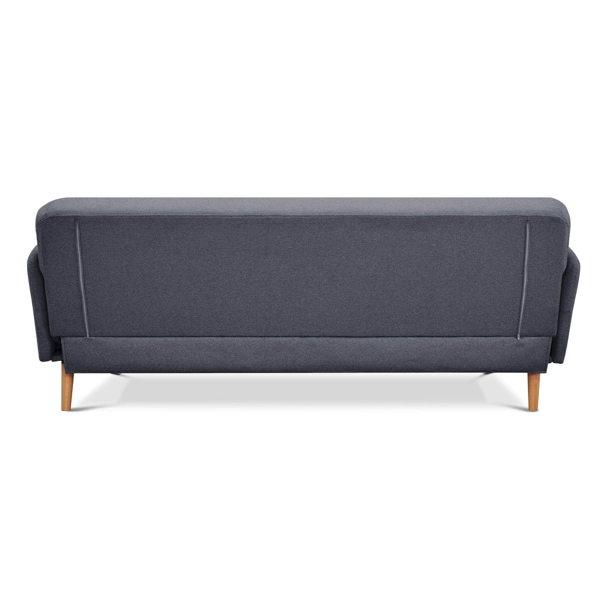 Sofa Bed Fabric Uplholstered Lounge Couch - Grey