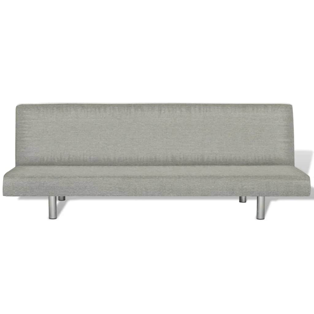 Sofa Bed Grey Polyester