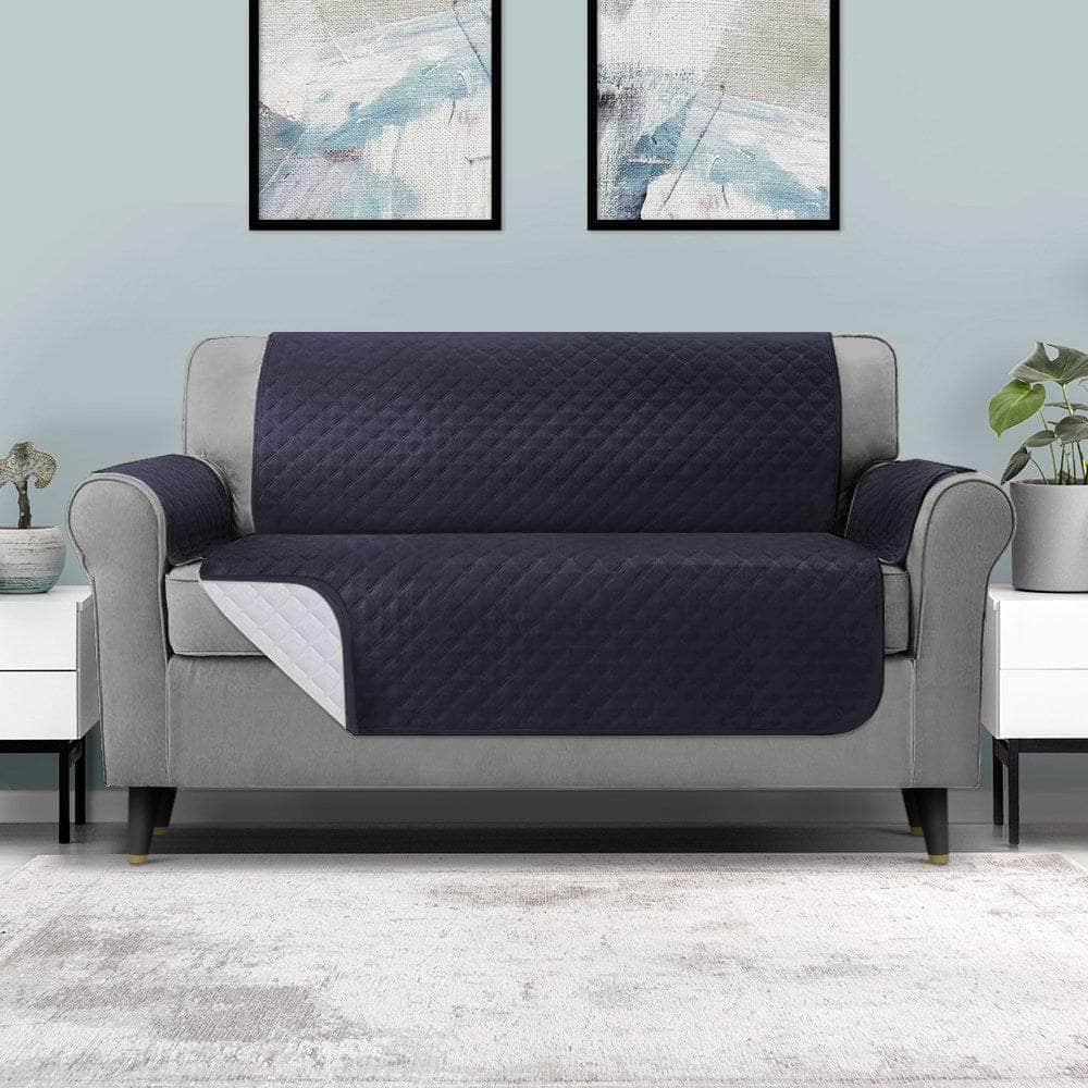 Sofa Cover Couch Covers 3 Seater 100% Water Resistant Dark Grey