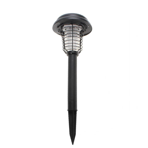 Solar Buzz: Black Wireless Mosquito Killer Lamp