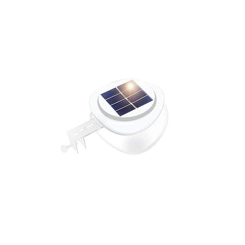 Solar Light (1-Pack, White) Energy-Saving w/ Screw Mount