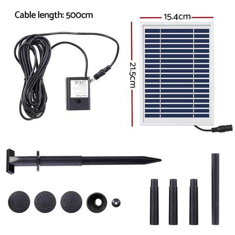 Solar Pond Pump Kit, Powered for Garden and Pool