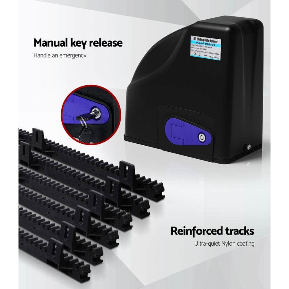 Solar-Powered Automatic Sliding Gate Opener