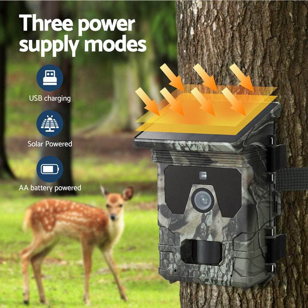 Solar Trail Camera 4K 50MP Wildlife