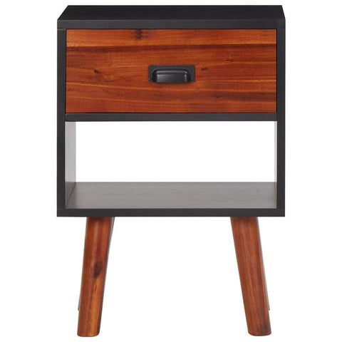 Solid Acacia Wood Bedside Cabinet