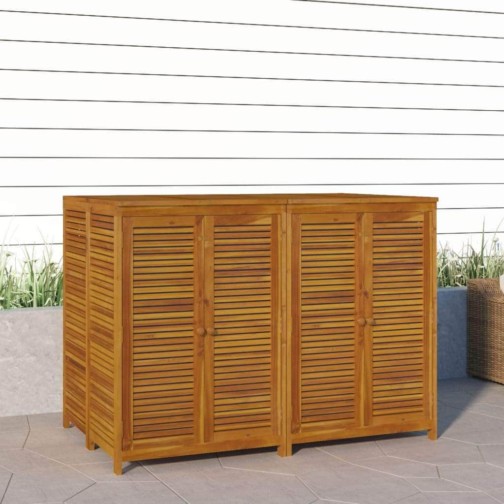 Solid Acacia Wood Garden Storage Box