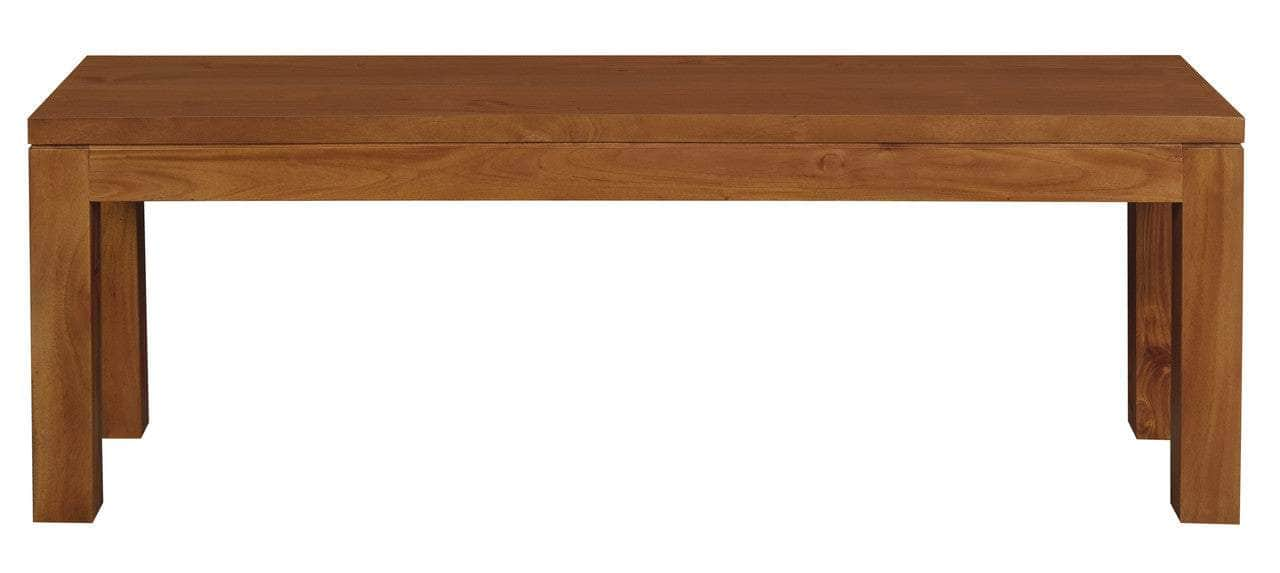 Solid Mahogany Timber Bench (Chocolate)