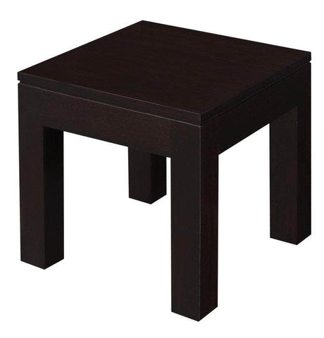 Solid Timber Lamp Table Light Pecan/Chocolate