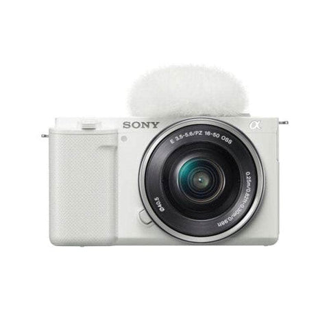 Sony Alpha ZV-E10 25.0 MP Interchangeable Lens Camera - White (16-50Mm F3.5-5.6 Zoom Lens)