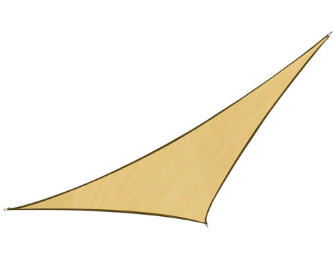 Triangular  Shade sail: 8m x 8m x 8m - Sand