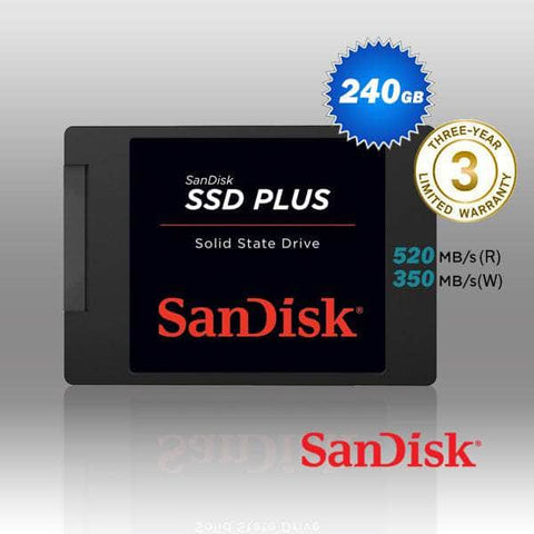 Ssd Plus 240Gb 2.5 Inch Sata Iii Ssd Sdssda-240G