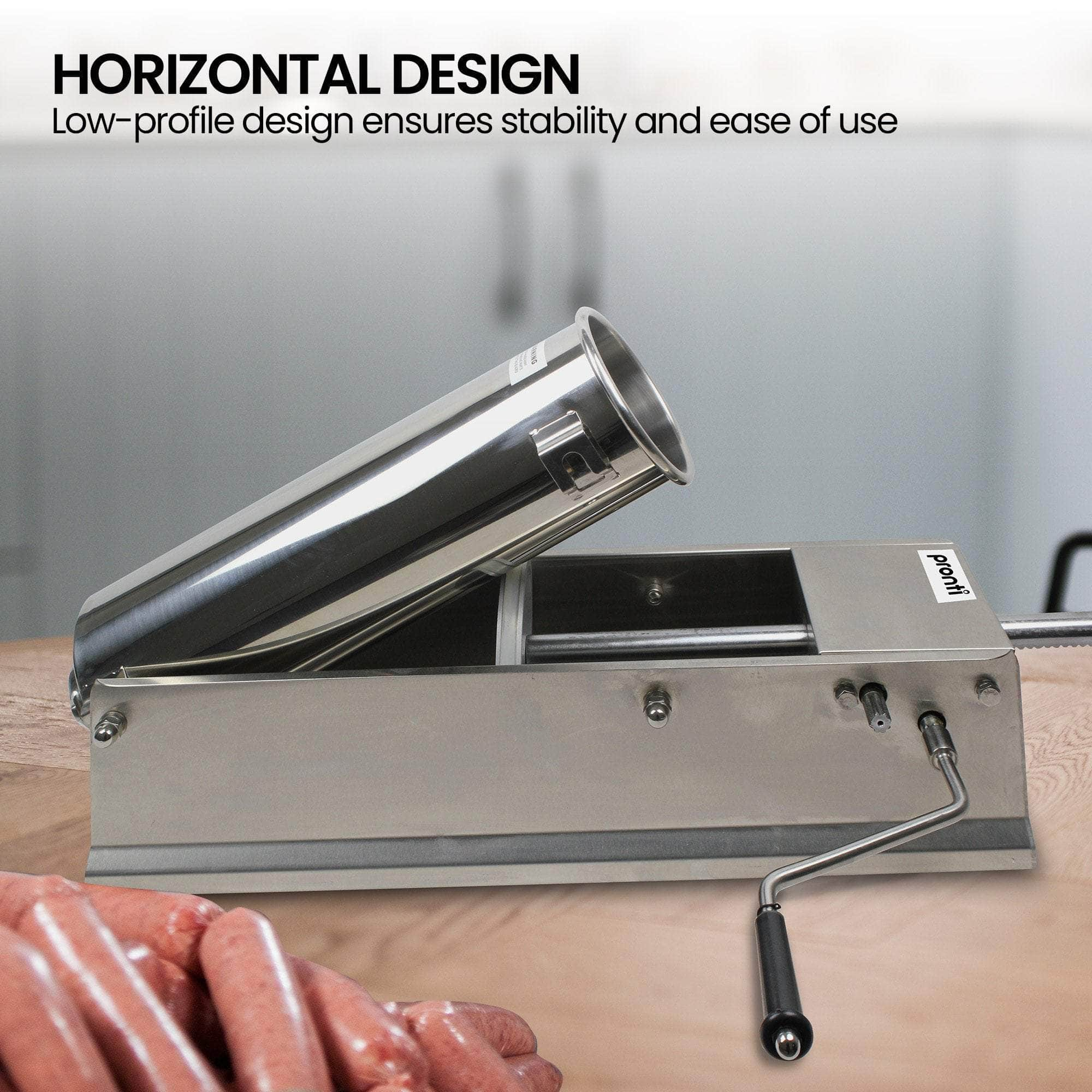 5L Stainless Steel Horizontal/Vertical Sausage Stuffer