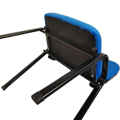 Stackable Office Conference Visitor and Community Chairs Blue