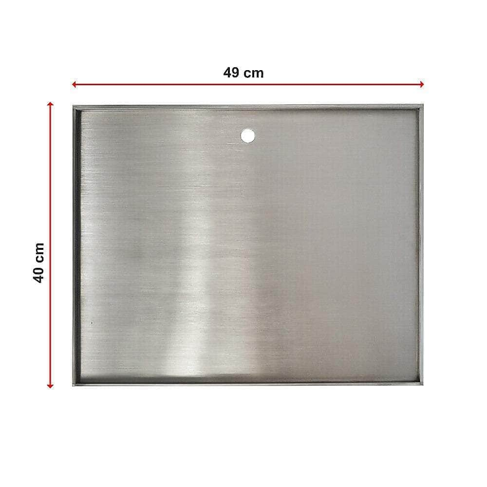 Stainless Steel Bbq Grill Hot Plate 49 X 40Cm Premium 304 Grade