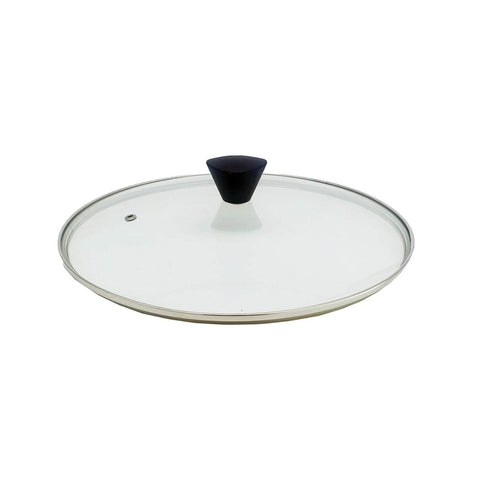 Stainless Steel Glass Lid with Bakelite Handle - 28cm