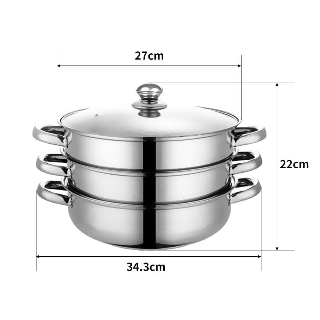 Stainless Steel Steamer - Meat Vegetable