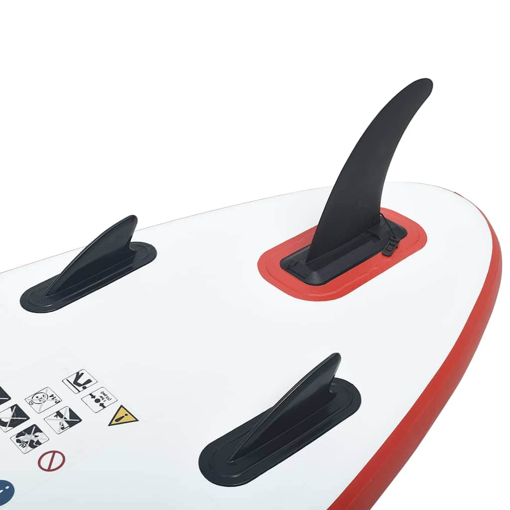 Stand Up Paddle Board Set SUP Surfboard Inflatable Red and White