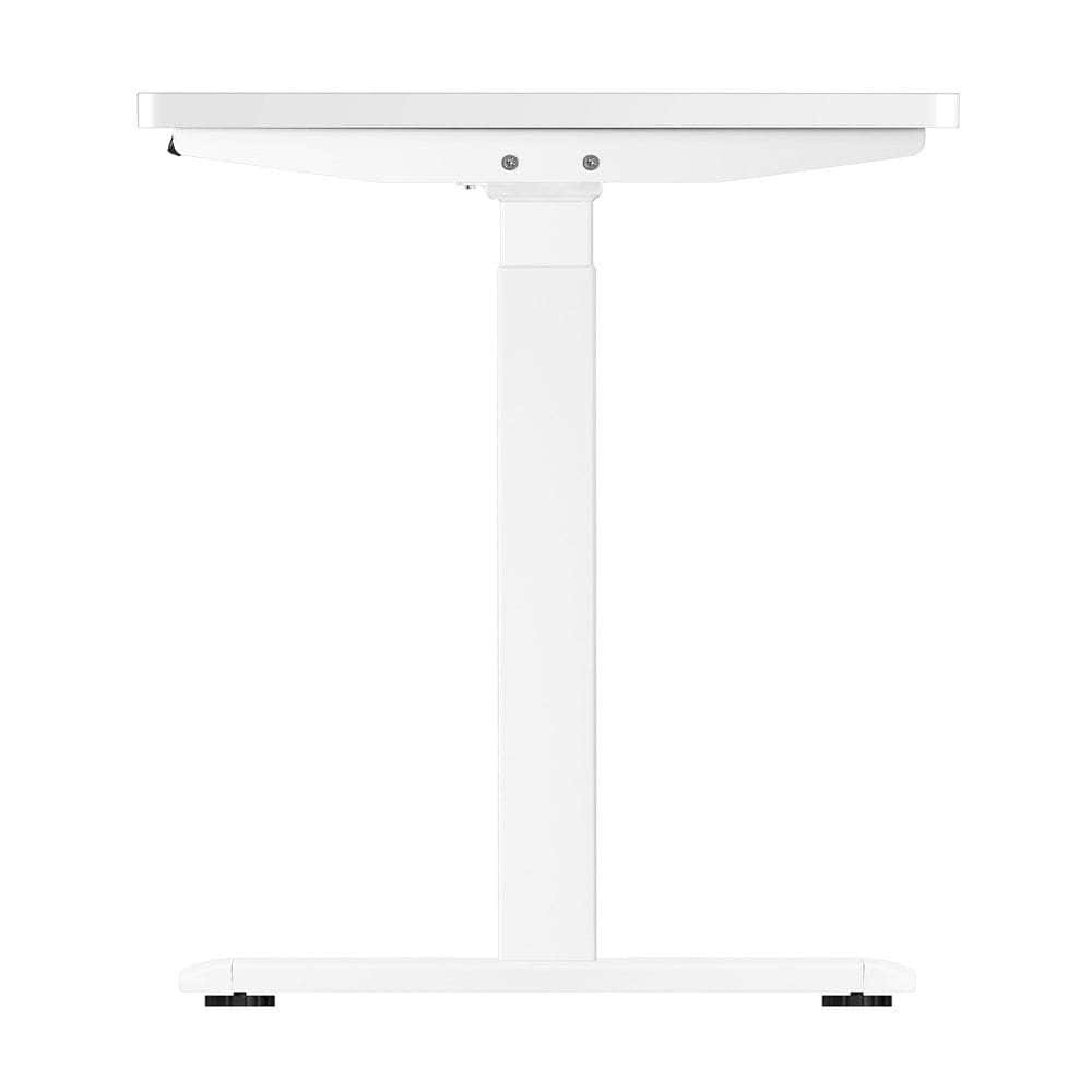 Standing Desk Dual Motor Electric Height Adjustable Sit Stand Table 120cm All White