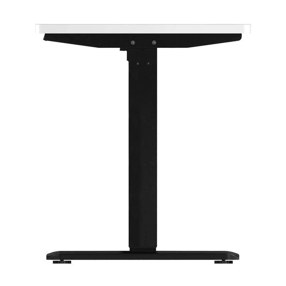 Standing Desk Electric Height Adjustable Motorised Sit Stand Desk 140cm Black and White