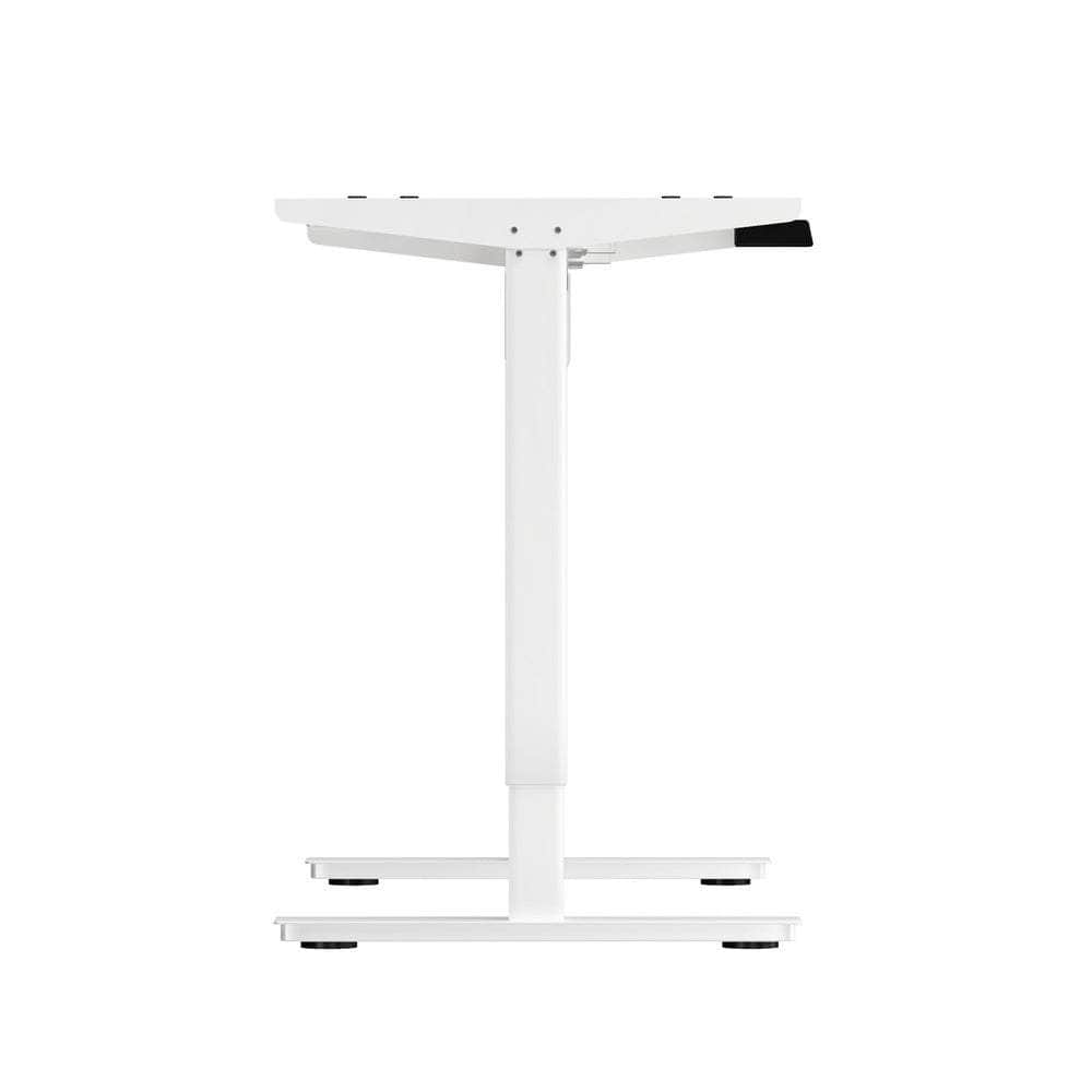 Standing Desk Frame Only Single Motor Electric Sit Stand Desk Adjustable White