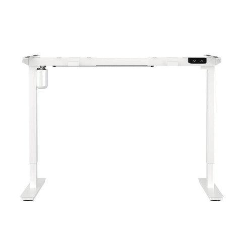 Standing Desk Frame Only Single Motor Electric Sit Stand Desk Adjustable White