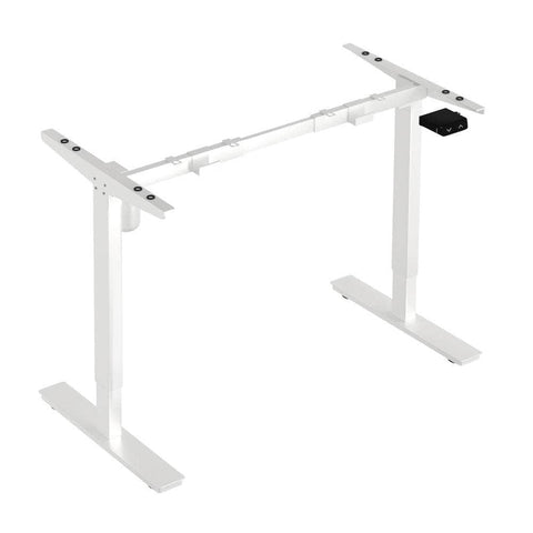 Standing Desk Frame Only Single Motor Electric Sit Stand Desk Adjustable White