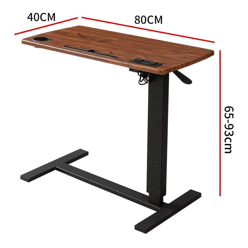 Standing Desk Height Adjustable Brown