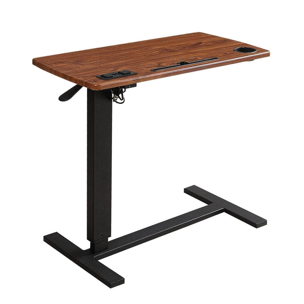 Standing Desk Height Adjustable Brown